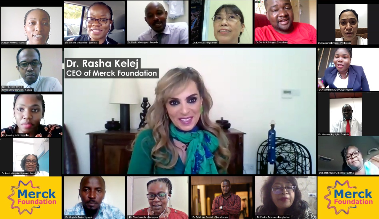 Merck Foundation CEO & Alumni of Sexual Reproductive Medicine during Merck Africa Asia Luminary 2020 | Online Special Edition - Virtual Conference