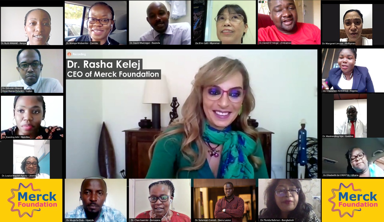 Merck Foundation CEO & Alumni of Sexual Reproductive Medicine during Merck Africa Asia Luminary 2020 | Online Special Edition - Virtual Conference