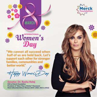 Message from Senator, Dr. Rasha Kelej CEO of Merck Foundation on International Women’s Day 2023