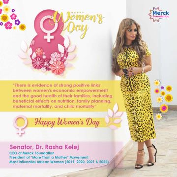 Message from Senator, Dr. Rasha Kelej CEO of Merck Foundation on International Women’s Day 2023