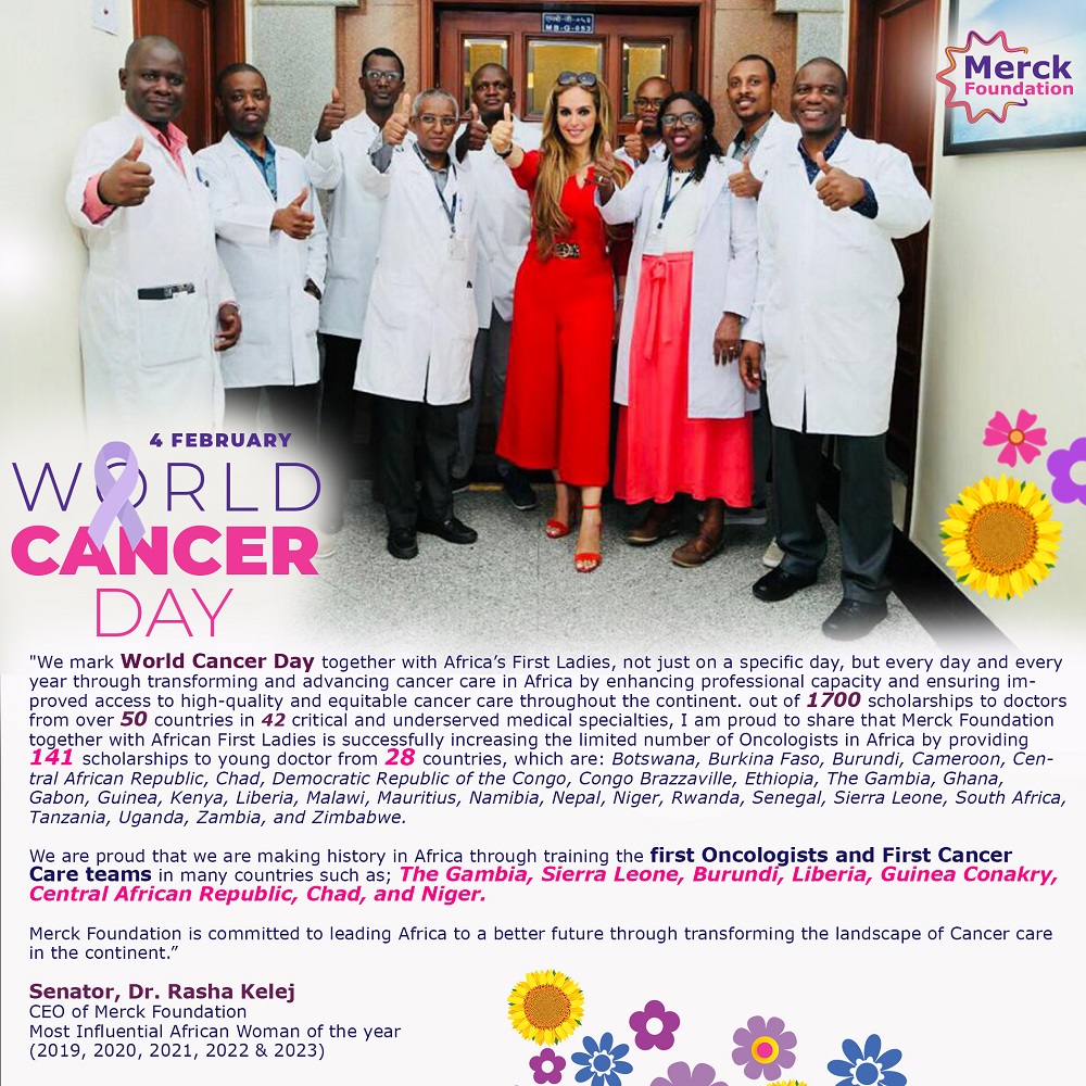 Merck Foundation marks World Cancer Day by providing 140 Oncology Scholarship to doctors from 28 African countries since 2012