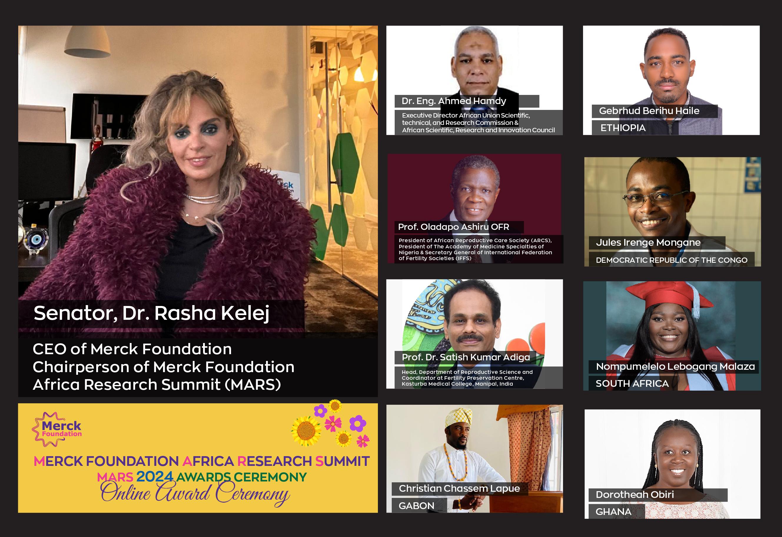 Merck Foundation Africa Research Summit (MARS) Awards 2024 - Online Award Ceremony