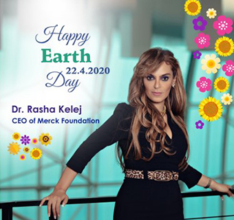 Message from Dr. Rasha Kelej, CEO of Merck Foundation for Earth Day