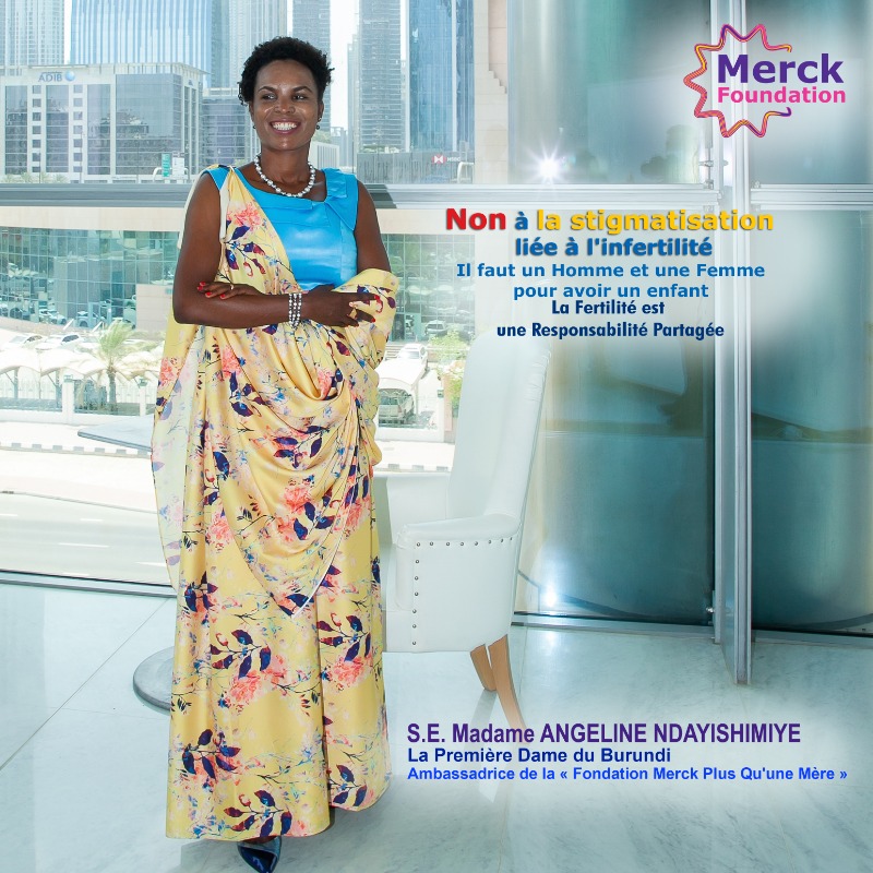 H.E. Madam ANGELINE NDAYISHIMIYE, The First Lady of Republic of Burundi